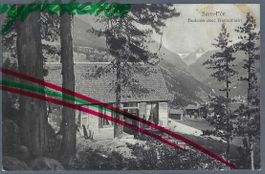 Saas Fee. Bodmen mit Bietschhorn.