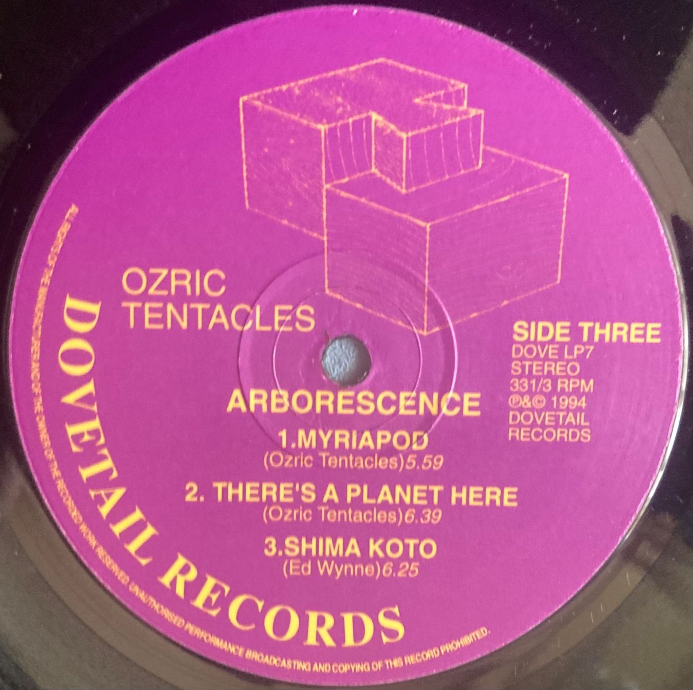 Schallplatten: OZRIC TENTACLES - ARBORESCENCE – Gebraucht aus Poliez-Pittet von Newtown-Records 3