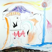 Surreale Zeichnung: My mountain