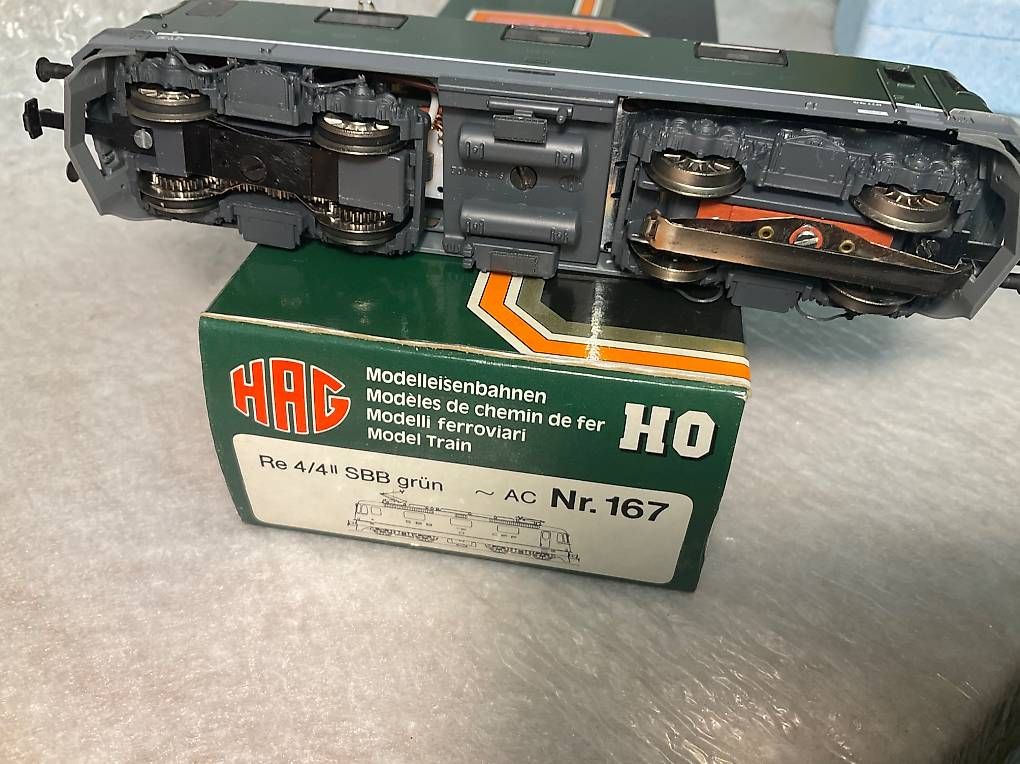 Hag Modelleisenbahnen: Re 4/4 II Nr. 167 – Neu (gemäss Beschreibung) aus Wald ZH von Sbbemilio 4