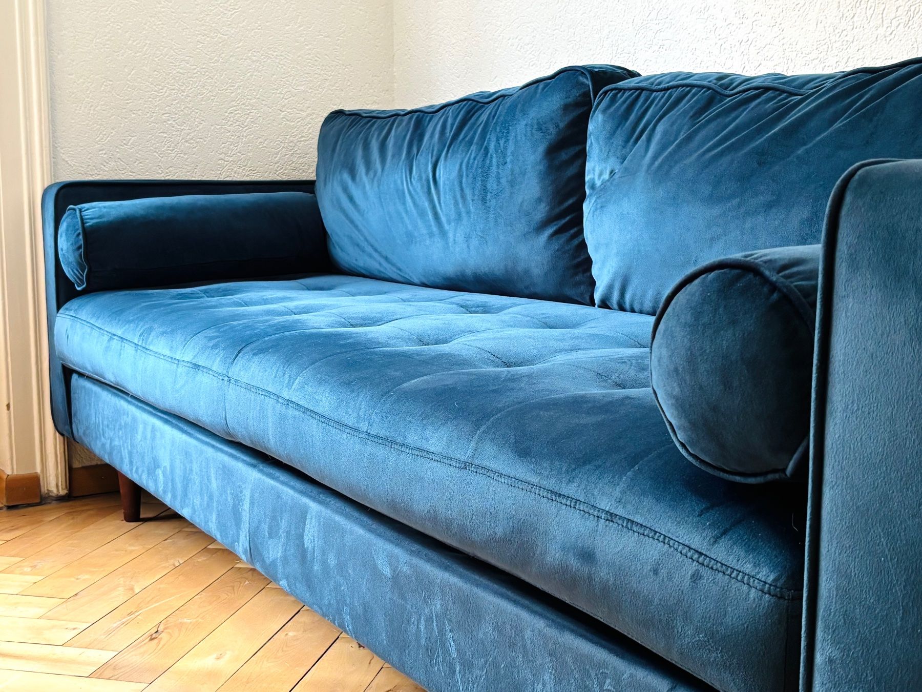 Sofas: Schönes Blaues Sofa (Couch) – Gebraucht aus Zürich von nad_yj6c 6