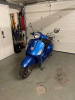Piaggio Vespa GTS 125 ie Super ABS blau, Top Zustand!!