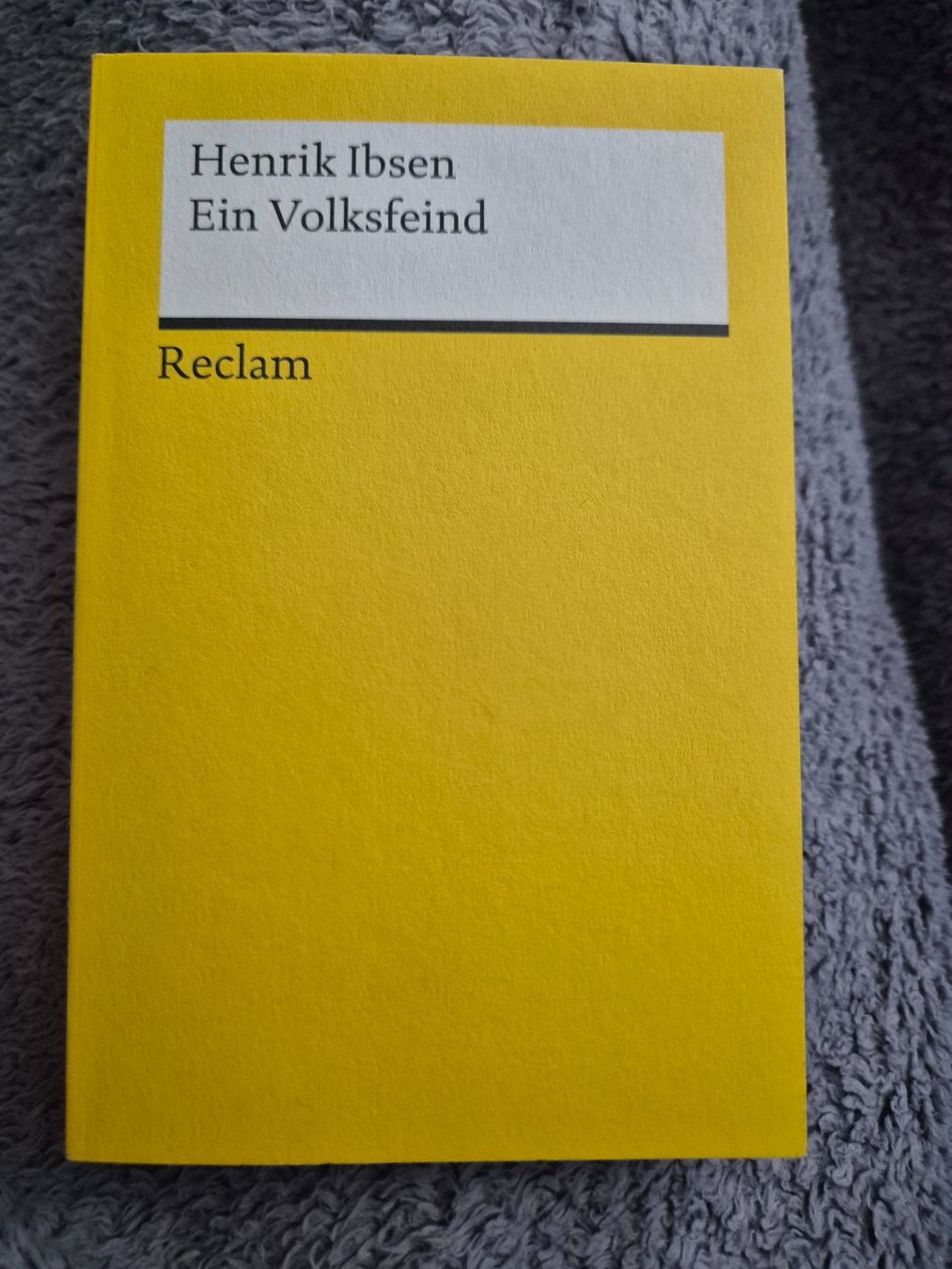 Livres: Ein Volksfeind – Neuf (Voir description) à Reigoldswil par lus_76dn