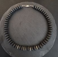 Collier argent 925 et pierre de lave neuf