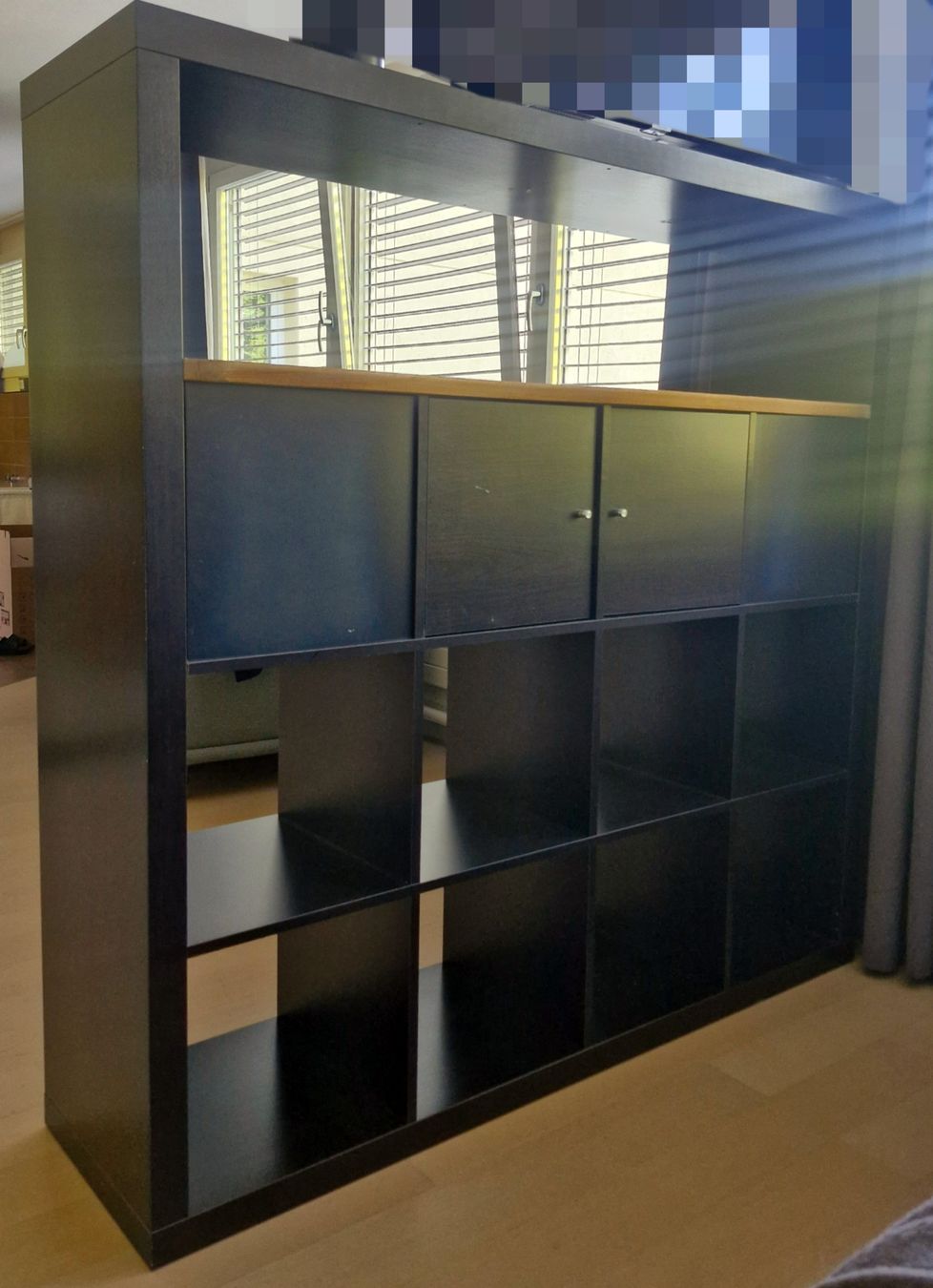 Ikea Scaffali: Ikea Kallax/Expedit mit Echtholzplatte – Usato da Lyss venduto da LilaKoeRnchen 1