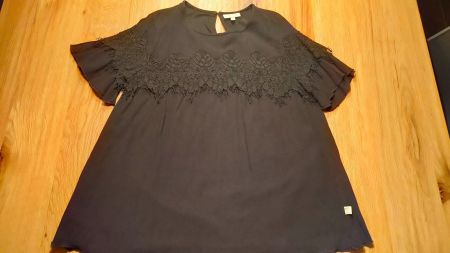 Pomp de Lux Bluse 134/140 schwarz *neuwertig*