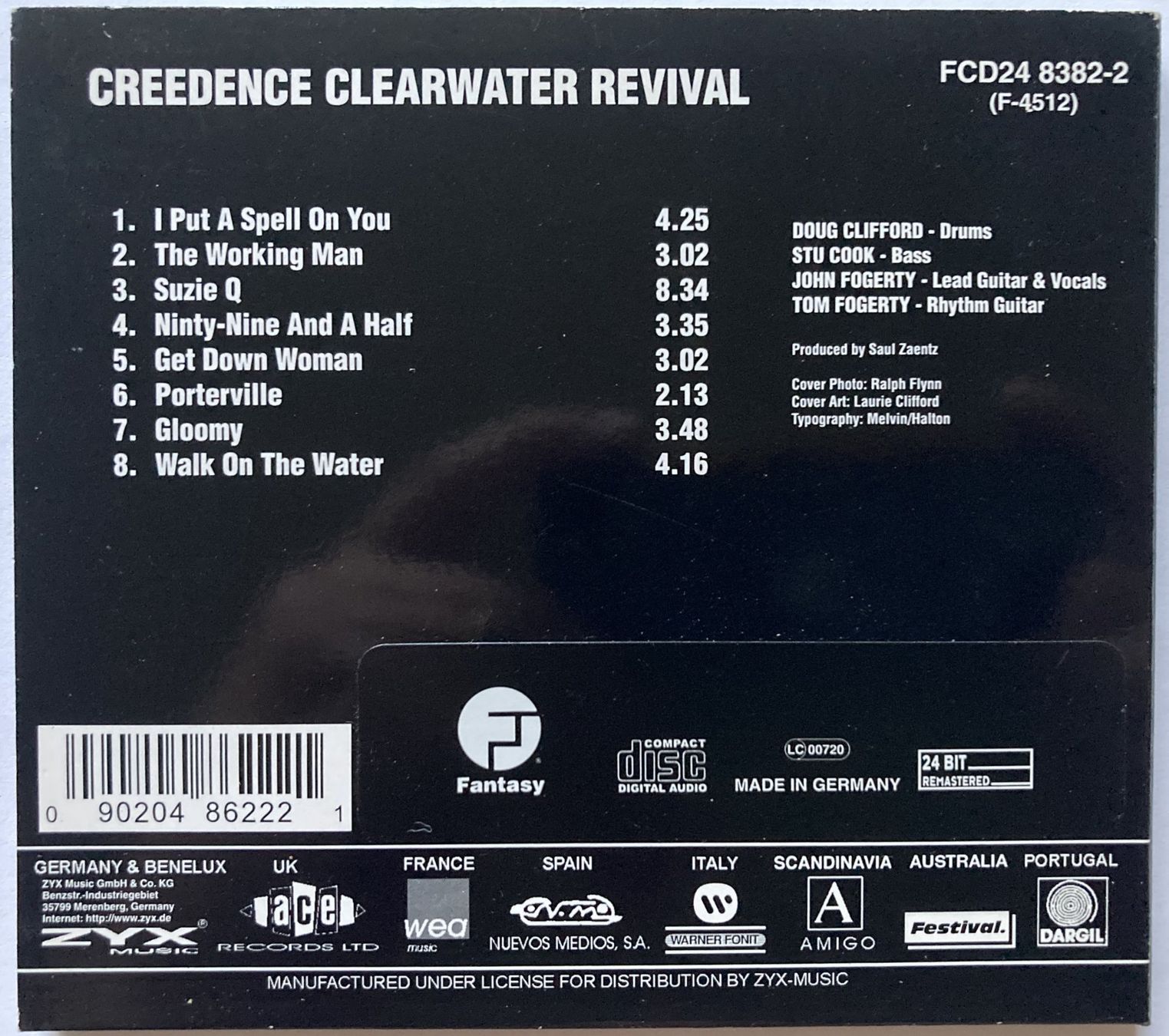 CDs: CREEDENCE CLEARWATER REVIVAL - S/T – Gebraucht aus Bottens von hotter-than-hell 1