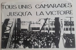 Affiche historique des événements de Mai 1968.Tchou éditeur,