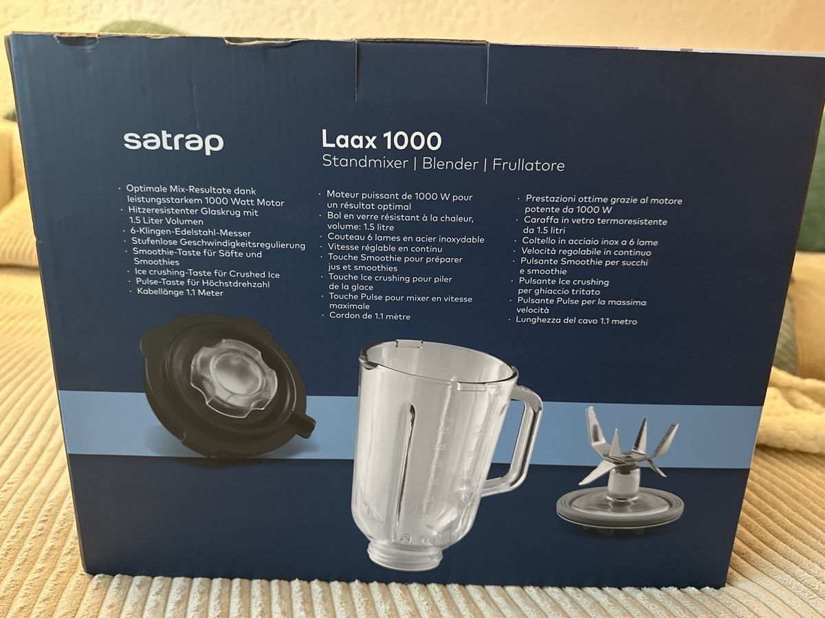Elettrodomestici da cucina: satrap Standmixer Laax 1000 – Nuovo e nell'imballaggio originale da Goldau venduto da ste_dw29 1