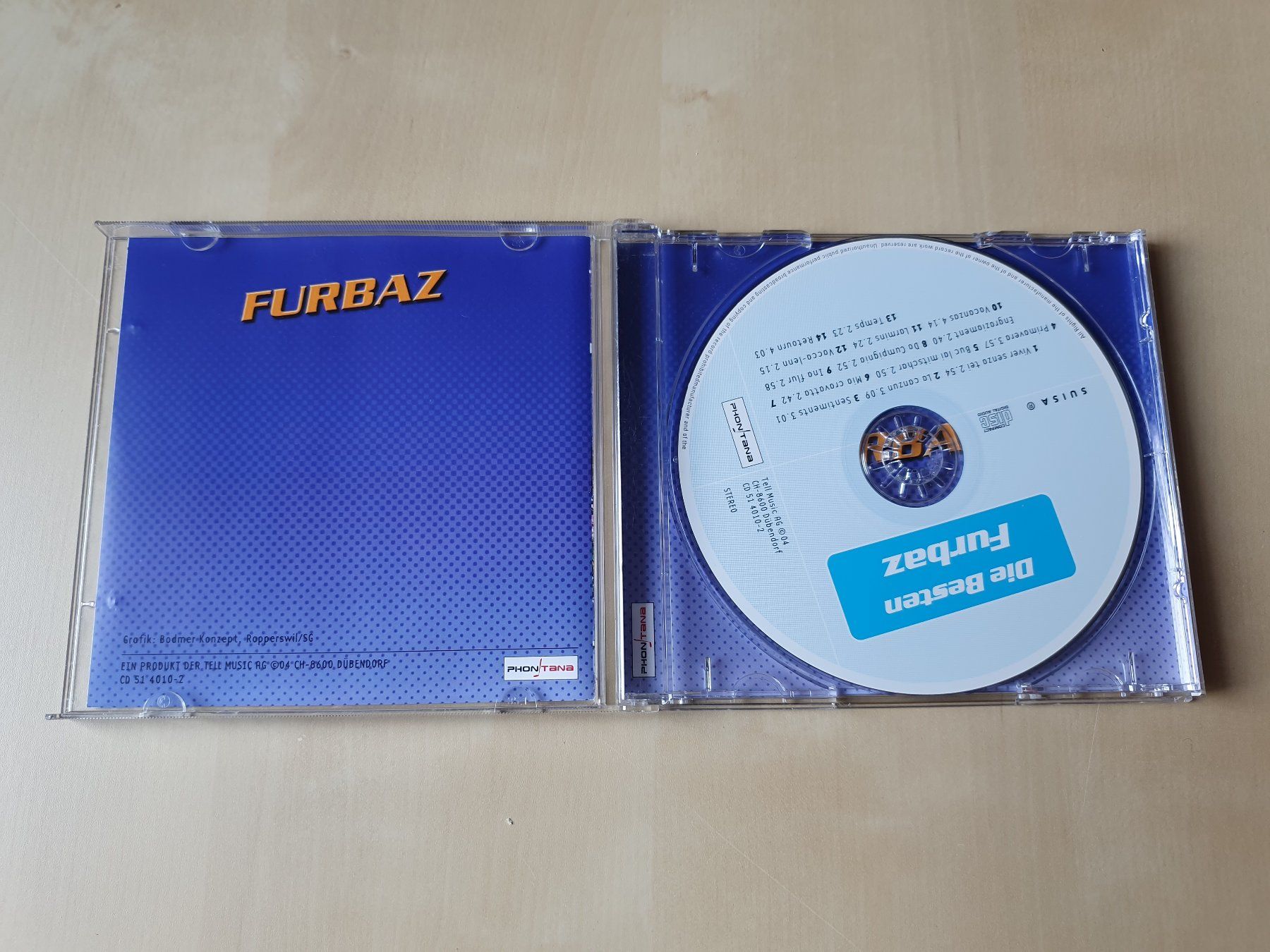 CD: Furbaz viver senza tei – Usato da Stansstad venduto da collectorsshop 2