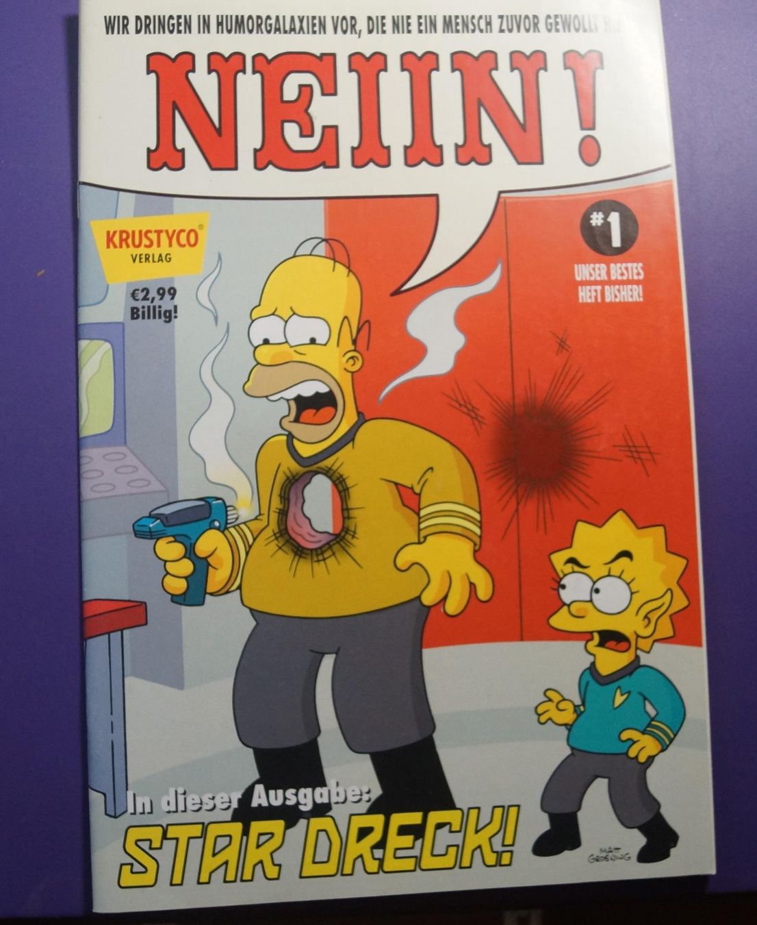 BD: Simpsons mit Poster – D'occasion à Zuben par Rex4 1