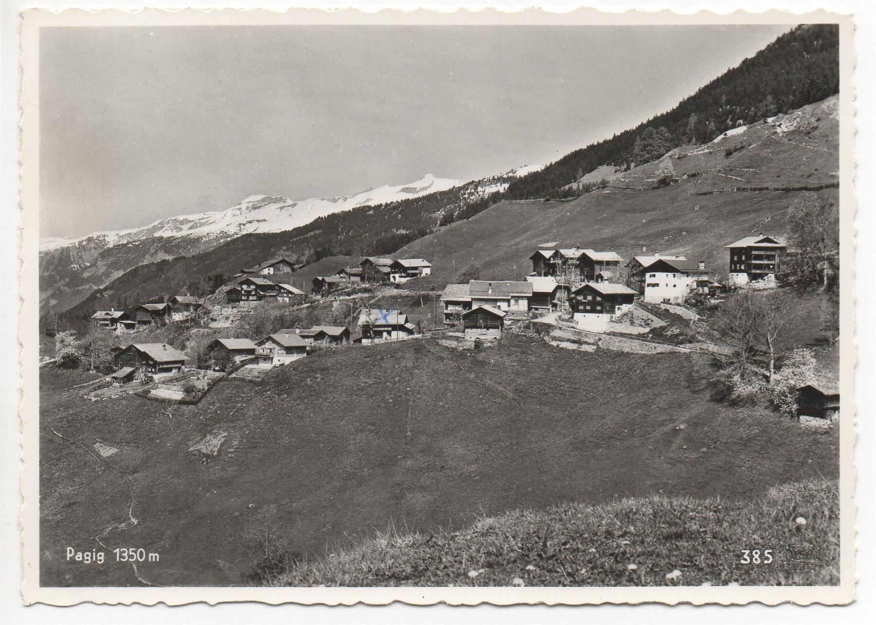 Cartoline postali: AROSA PAGIG 1350m – Usato da Jona venduto da philajona