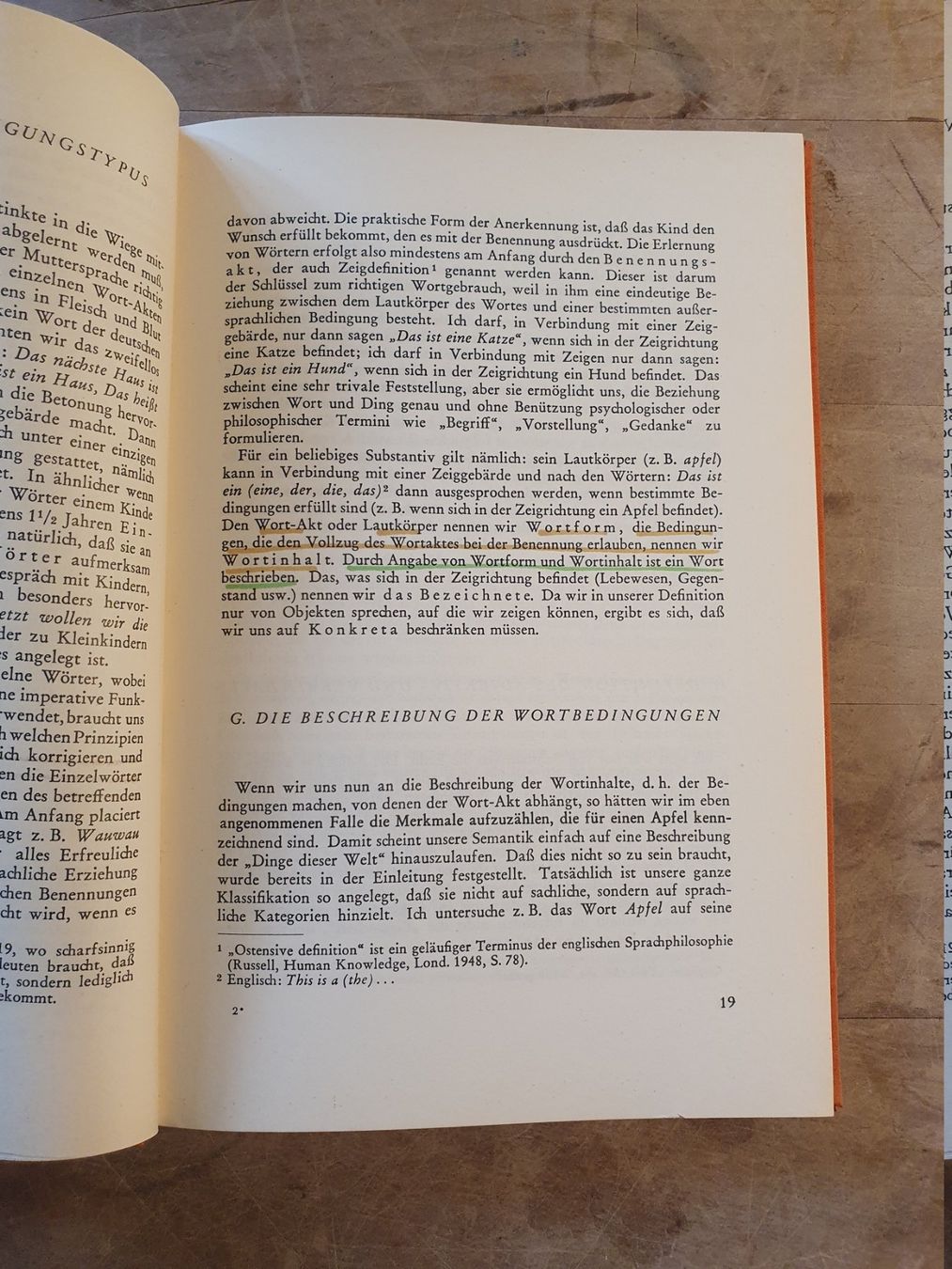 Libri: Der Wortinhalt Ernst Leisi Quelle & Meyer – Usato da Zürich venduto da loosebone 2