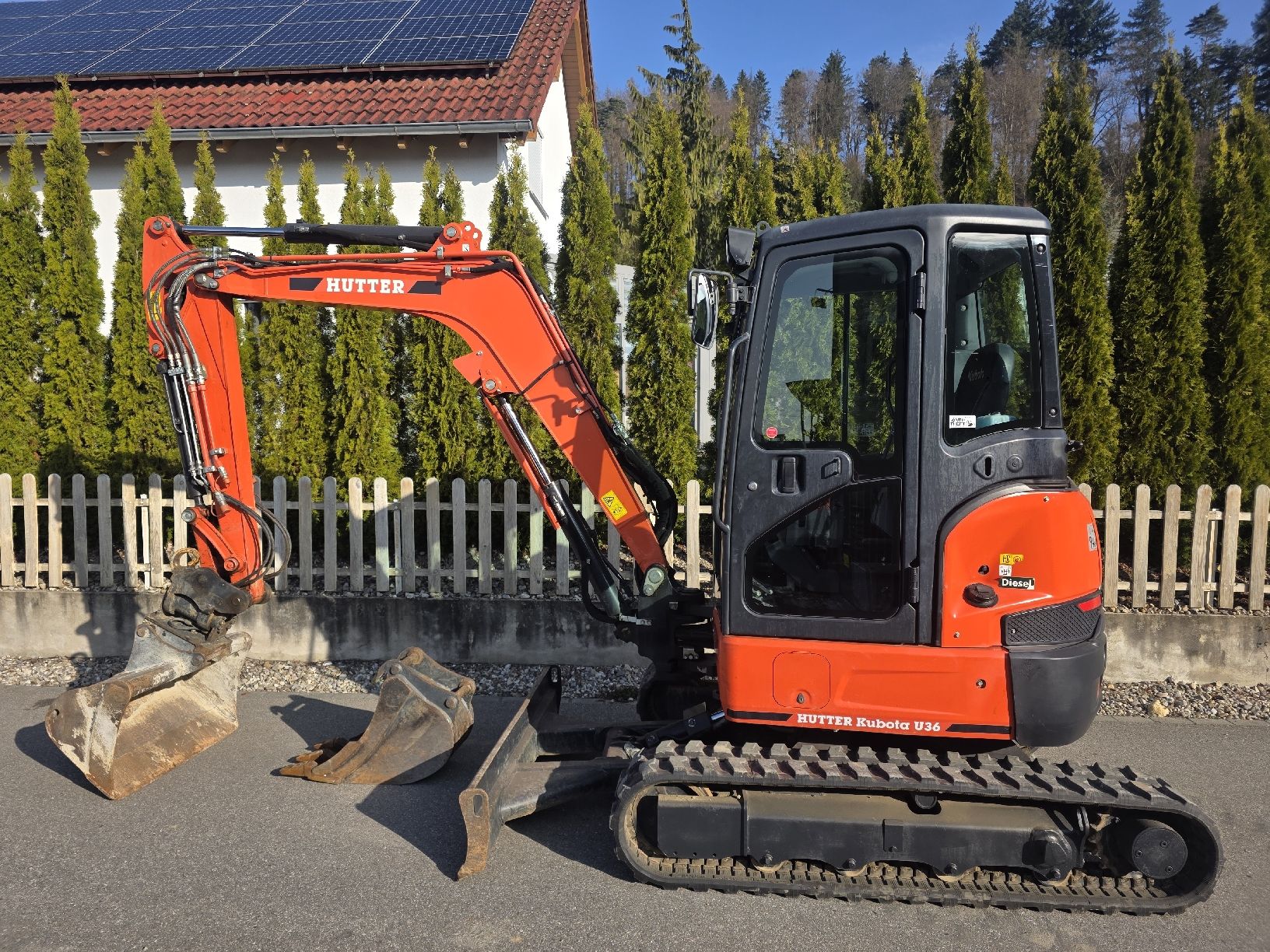 Kubota Bagger: Hutter Kubota U36 Greifer Kreis – Gebraucht aus Niedergösgen von MHNT