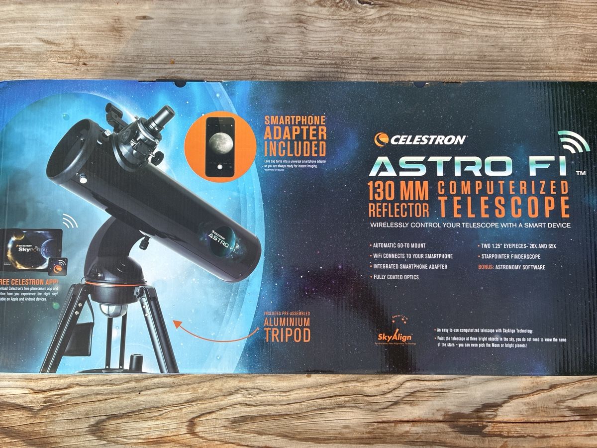 Celestron Telescopi: Celestron Astro Fi 130mm computerized reflector telescope – Usato da Maienfeld venduto da Cjcc 3