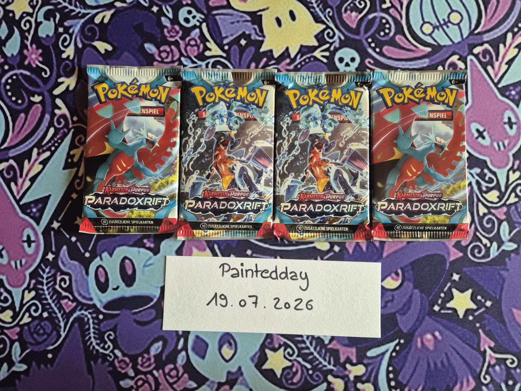 Pokémon Cartes à collectionner: 4 Paradox Rift Booster (DE) – Neuf avec emballage d'origine à Fulenbach par Paintedday 1