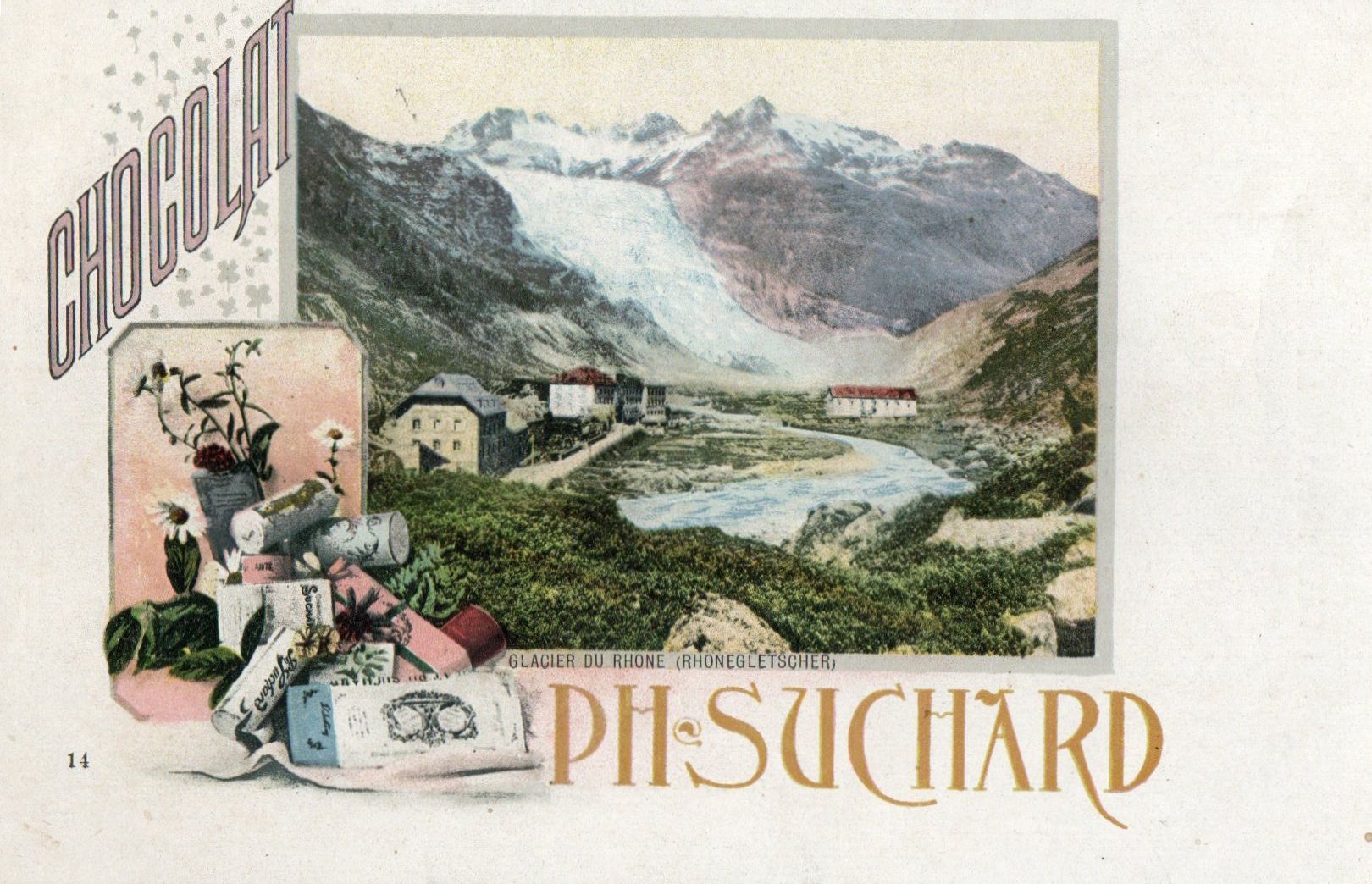 Ansichtskarten: Glacier du Rhone - Chocolat Suchard – Neu (gemäss Beschreibung) aus Melano von pisonsdro
