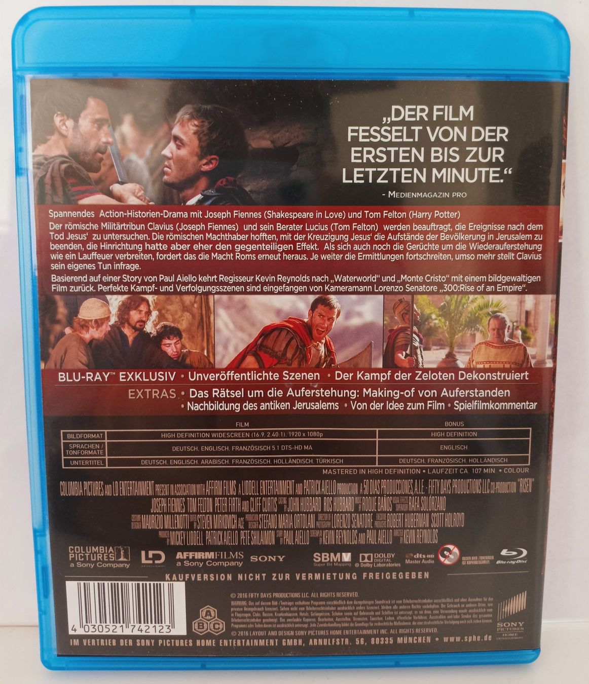 Tutti i DVDs: AUFERSTANDEN Joseph Fiennes Bluray Blu-Ray – Nuovo (secondo la descrizione) da Aarau venduto da Yeeaaah 1