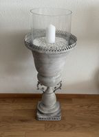 Coupe décorative sur pied style antique gris bon état