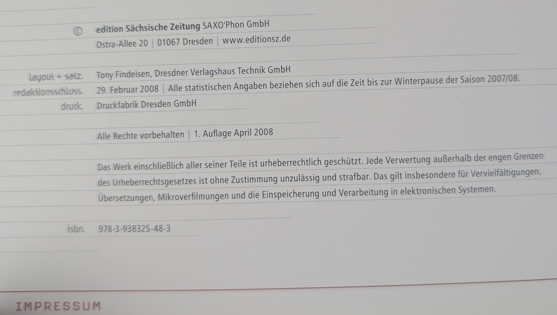 Libri: Dynamo Dresden Buch - Legenden, Schicksale, Geschichten – Usato da Zürich venduto da axolottchen 5