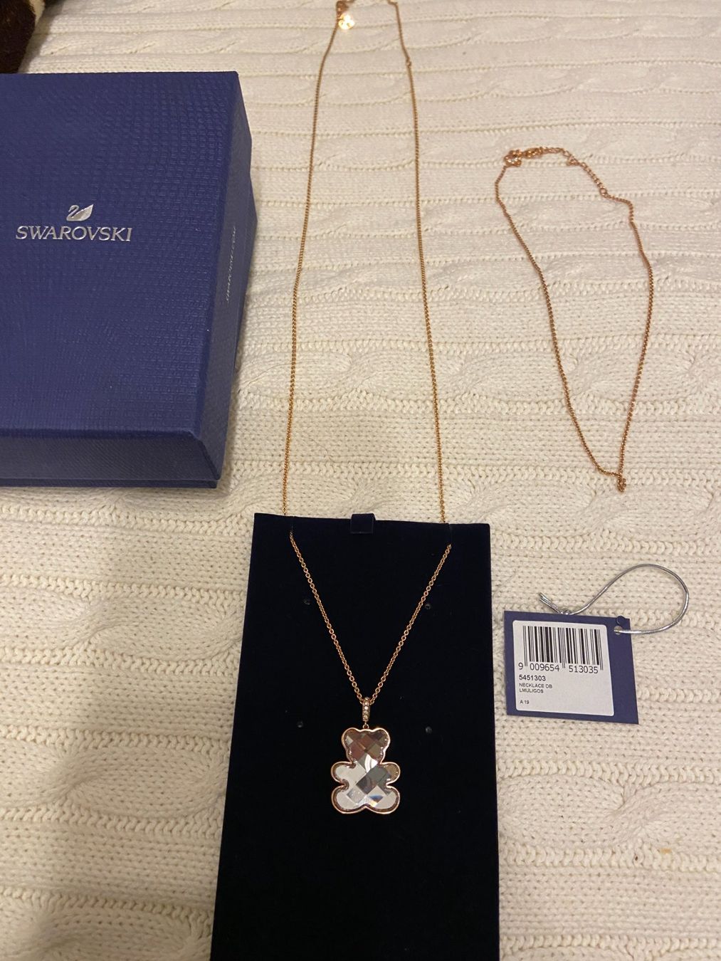 Catenine: Collier Swarovski or rose – Nuovo (secondo la descrizione) da Plan les Ouates venduto da didi911 1