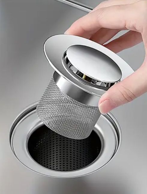 Lavabi & lavandini: Edelstahl-Spülenfilter mit Messingfeder - Verstopfung NEU – Nuovo e nell'imballaggio originale da Thun venduto da Jimmuli