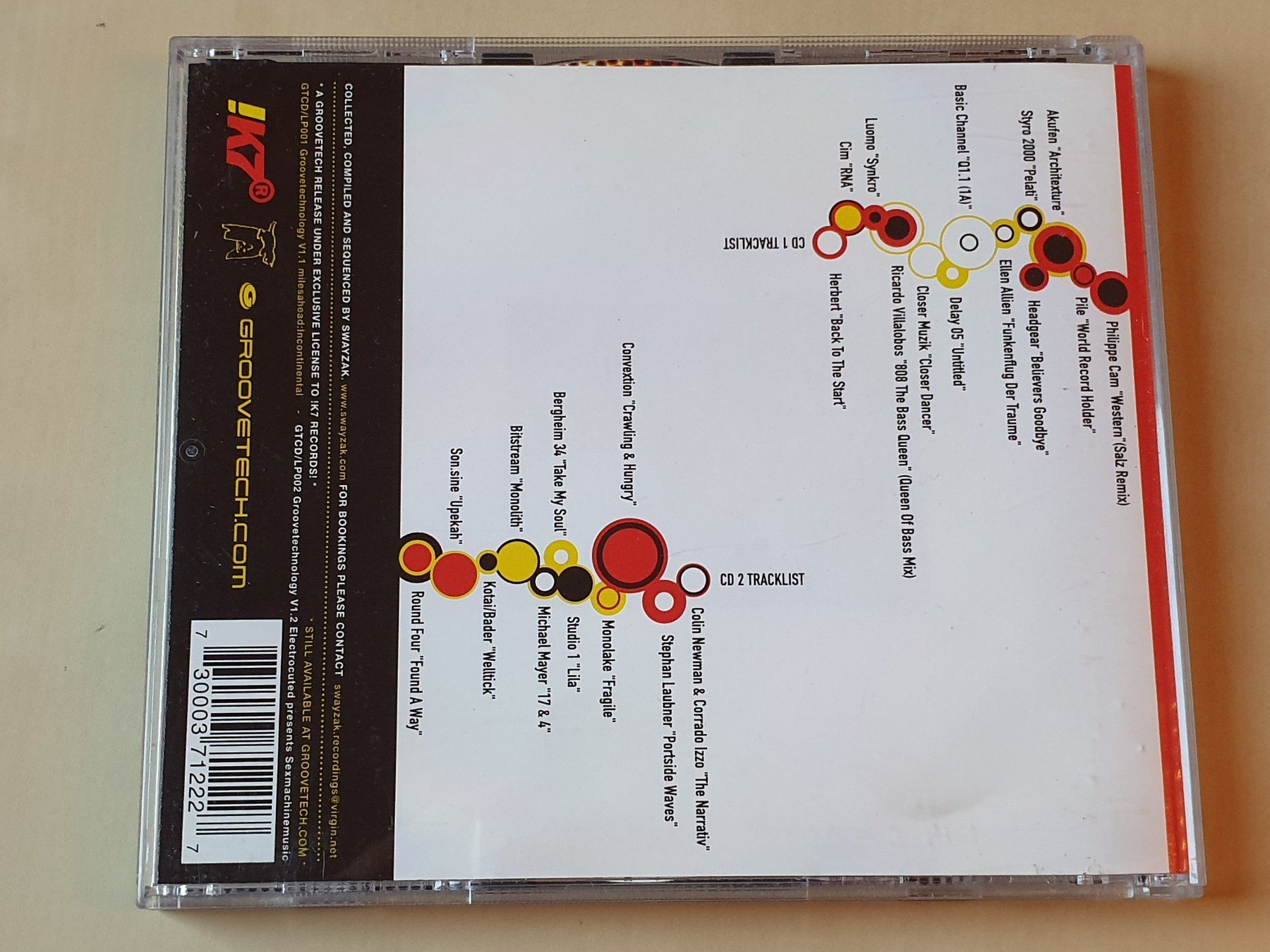 CD: Swayzak Groovetechnology V 1.3 – Usato da Stansstad venduto da collectorsshop 1