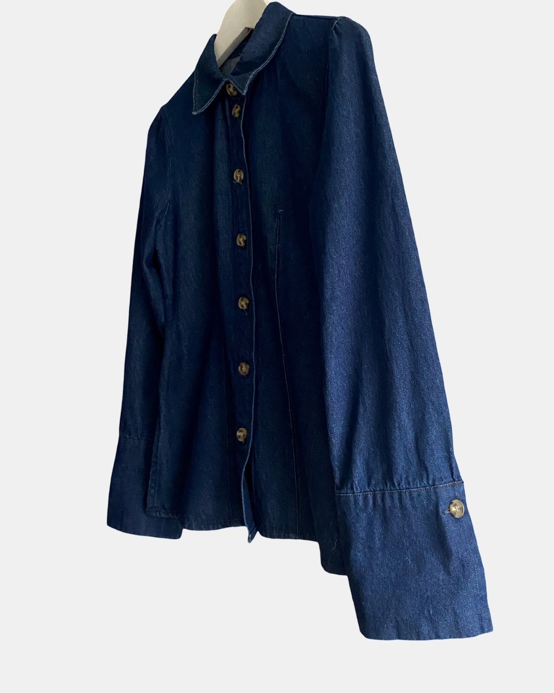 Vero Moda Camicette: VERO MODA VMTINLEY Denim Shirt/Bluse - neu - – Nuovo (secondo la descrizione) da Jona venduto da vanessasupermarket20 4