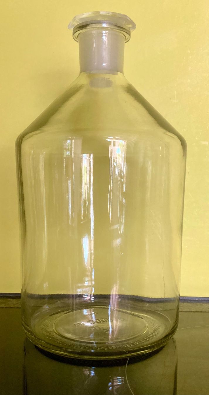 Schott Accessori da laboratorio: Schott - Chemie- oder Apothekerflasche, Jena-Glas Mainz 2 Lt – Usato da Rüegsauschachen venduto da Andyalfredo