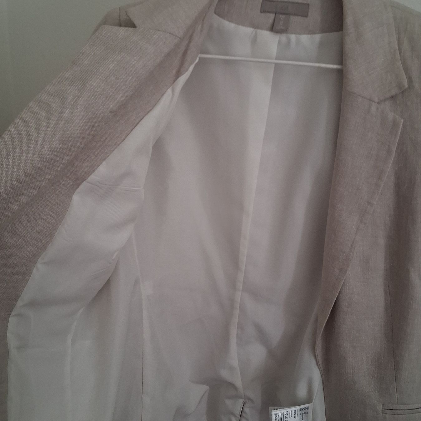 H&M Giacche: H&M Linen Summer Blazer Size M Beige – Nuovo (secondo la descrizione) da Wil SG venduto da tre_g2l7 5