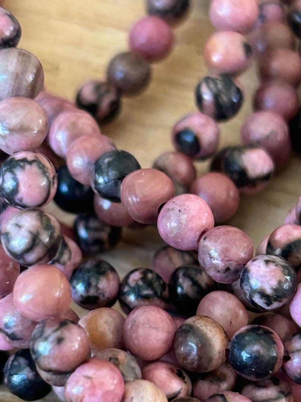 Pietre preziose: Strang echte Rhodochrosit Kugeln 4 mm – Nuovo e nell'imballaggio originale da Niederrohrdorf venduto da Ytobi 2
