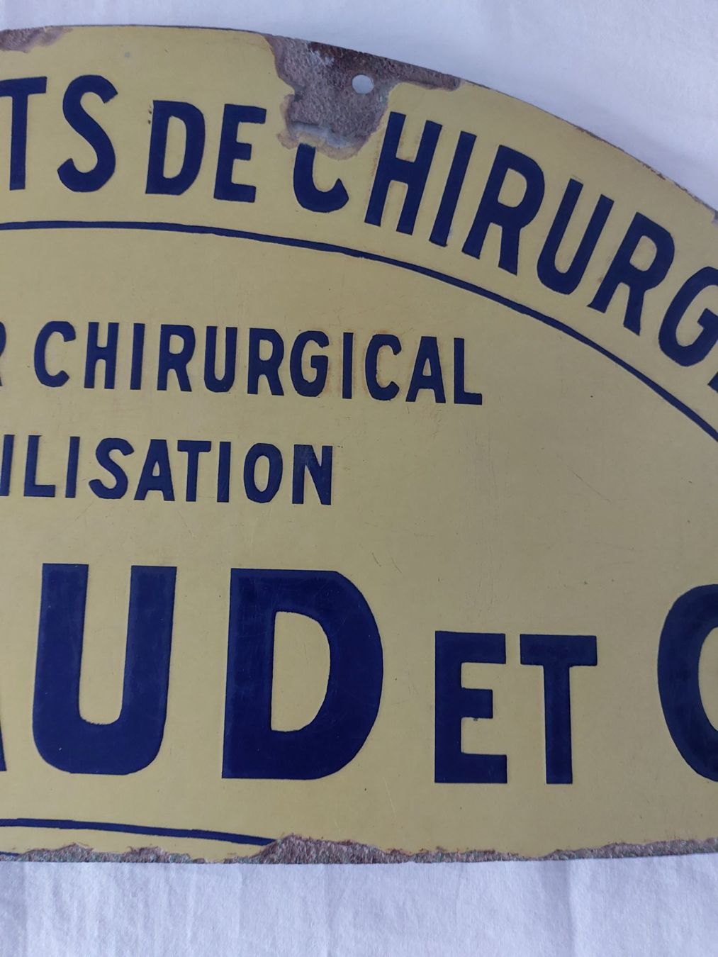 Maggi Insegne: Emailschild Duffaud Instrumente Chirurgie  plaque émaillée – Usato da Schenkon venduto da Elbarto007 3