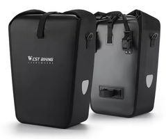1x Fahrradtasche doppelseitig 25L wasserdicht Gepäckträger