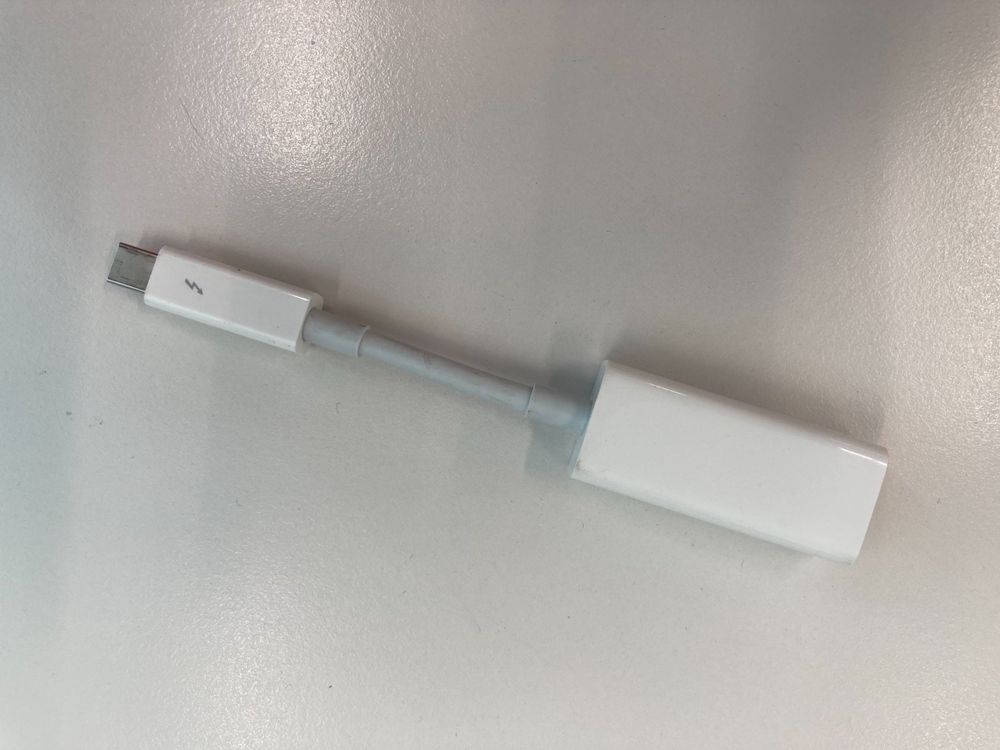Apple miniDisplayPort (Thunderbolt) - Ethernet (RJ45) adapte (Gebraucht ...