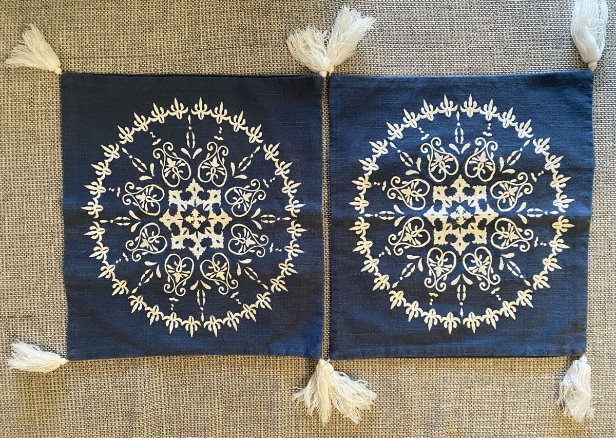 Maisons du monde Kissen: 2 housses de coussin 40x40cm, MAISONS DU MONDE – Neu (gemäss Beschreibung) aus Bussigny von cac_q2c6
