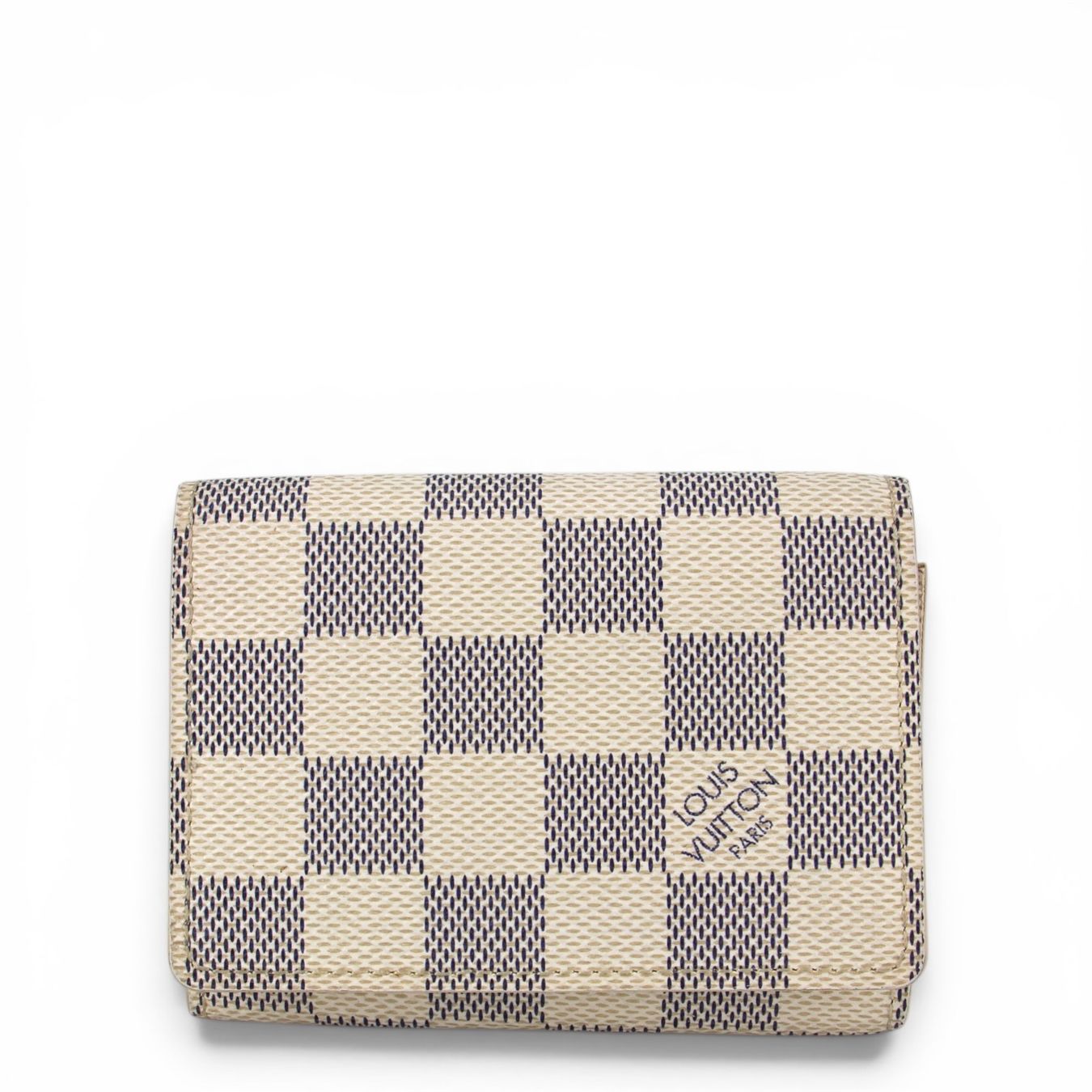 Louis Vuitton Portafogli: Louis Vuitton Envelope carte de visite Damier Azur – Usato da Binningen venduto da Designerlabels