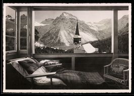 AK Arosa, Ausblick vom Hotel Anita