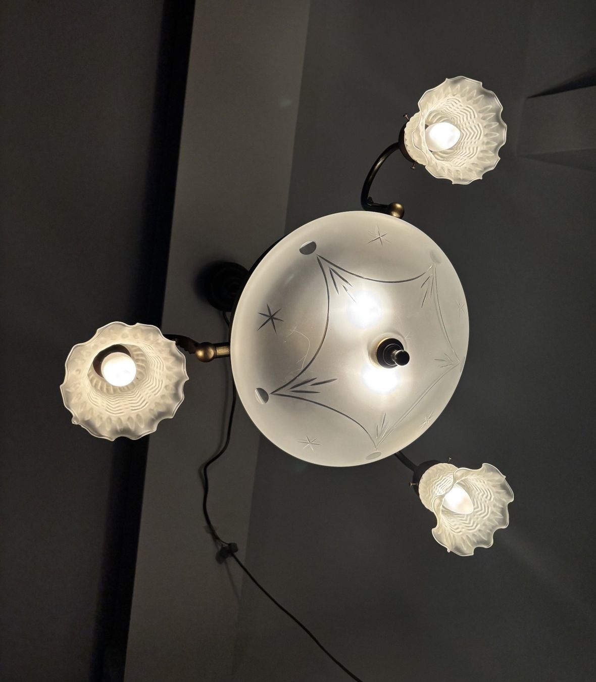 Lampadari & plafoniere: Antike Jugendstil / Art Déco Hängelampe – Usato da Aarberg venduto da ferost 1
