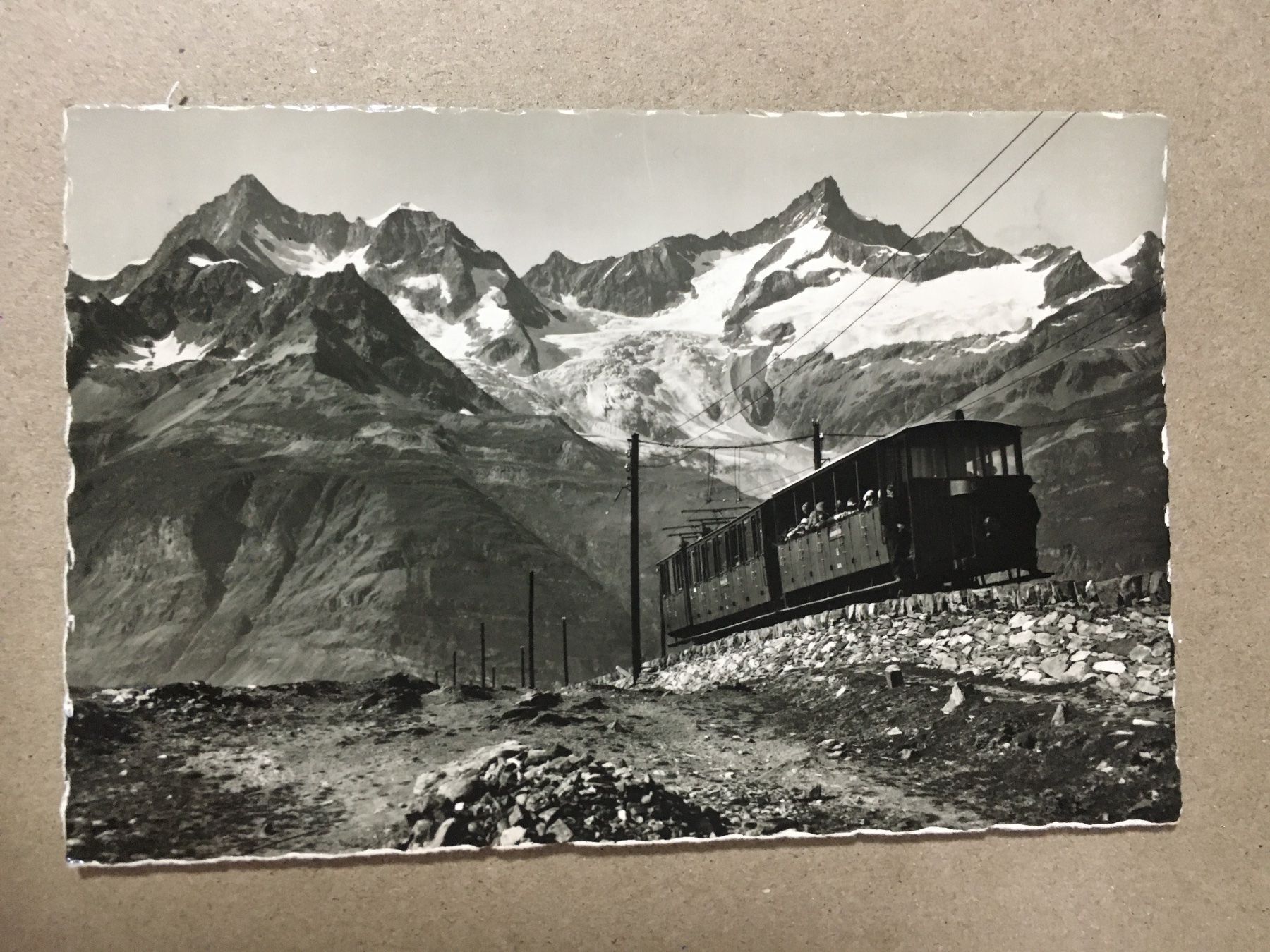 Ansichtskarten: AK Bergbahn Zermatt Gornergrat 1950 – Gebraucht aus Küttigen von Melisch1000