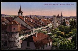 AK Biel, Totalansicht der Altstadt