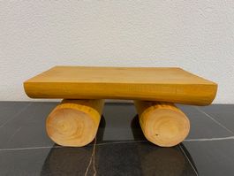 Kindersitzbank aus Massivholz