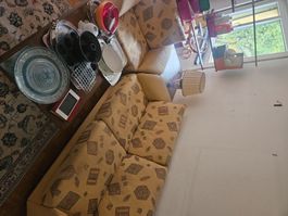 Ecksofa mit Muster Gebraucht guter Zustand