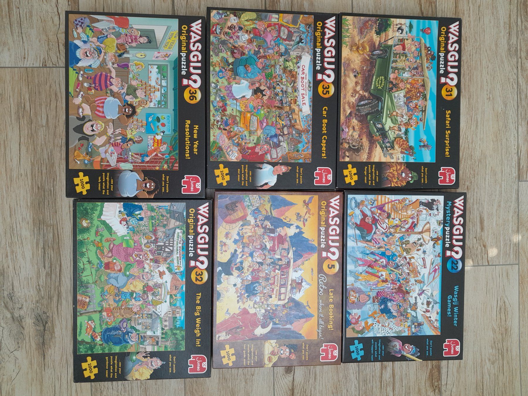 Wasgij Puzzle: puzzle wasgij 6 stück – Usato da Schönholzerswilen venduto da foliobart