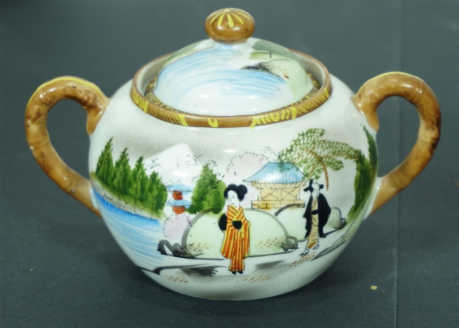 Set di piatti: Englisches Teeservice im Asia Style – Usato da Meggen venduto da Brockitare 8