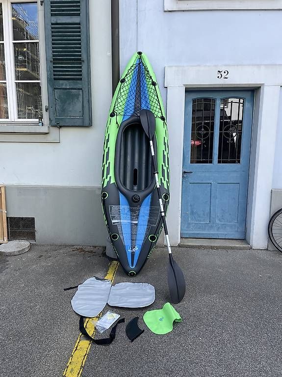 Barche: Intex Challenger K1 Aubblasbares Kajak – Usato da Obergerlafingen venduto da bas_b7v6