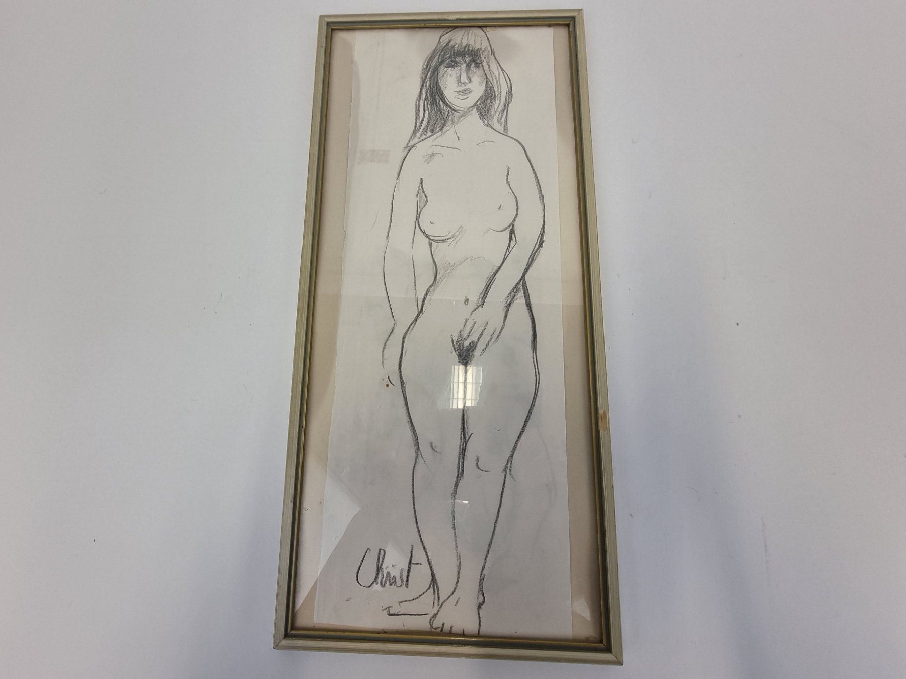Poster & Bilder: Zeichnung Frauenkörper – Gebraucht aus Urtenen-Schönbühl von Restwert_Schoenbuehl