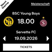 TICKET BSC YB-Servette Sektor D Stehplatz