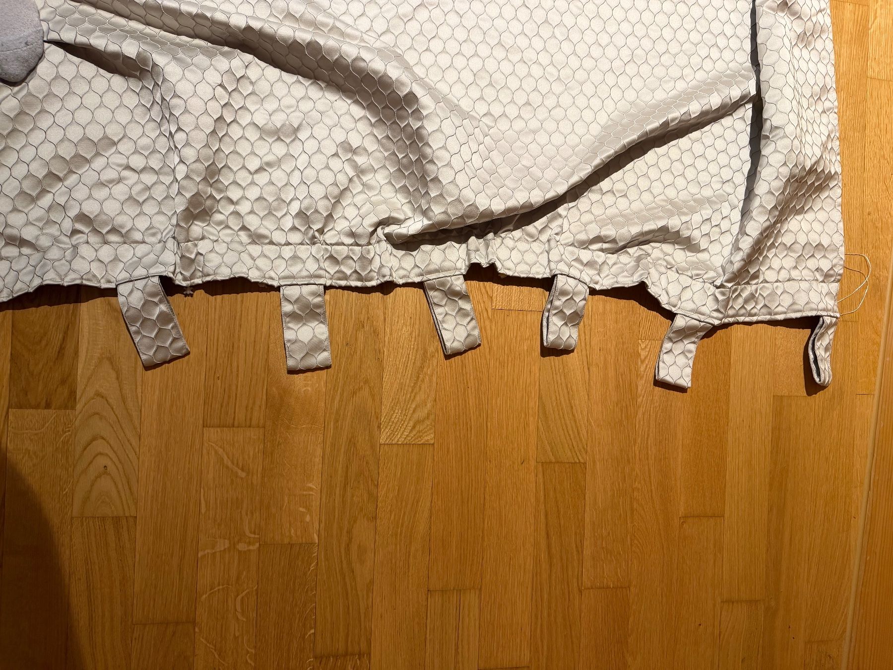 Tende: Nachtvorhänge mit Muster über 2m lang, grau – Usato da Chur venduto da Caroline__ 1