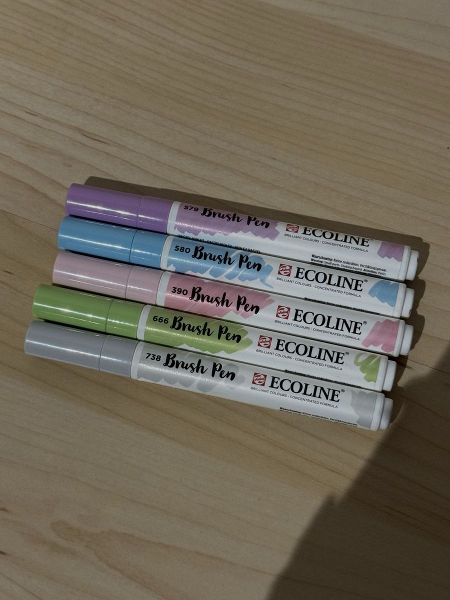 Penna & Evidenziatori: Ecoline Brush Pens Set, Pastellfarben – Nuovo (secondo la descrizione) da Tuggen venduto da jess_gls06 1