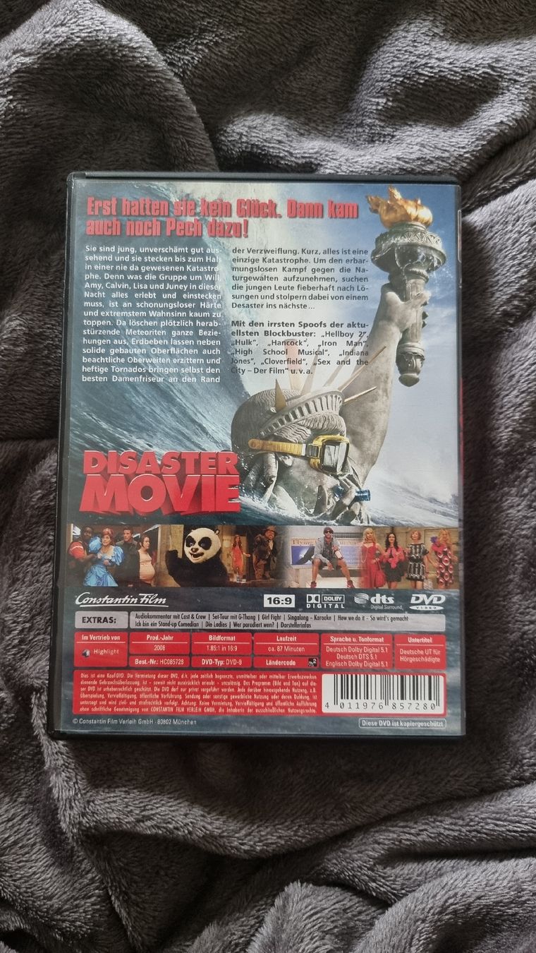 Tutti i DVDs: DVD Disaster Movie – Nuovo (secondo la descrizione) da Basel venduto da abo_xbd2 1